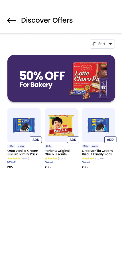 Product Discovery Experience screen 2